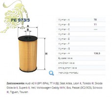 PE 973/3 FILTRON Фильтр топливный (WF8388) 50 014 108